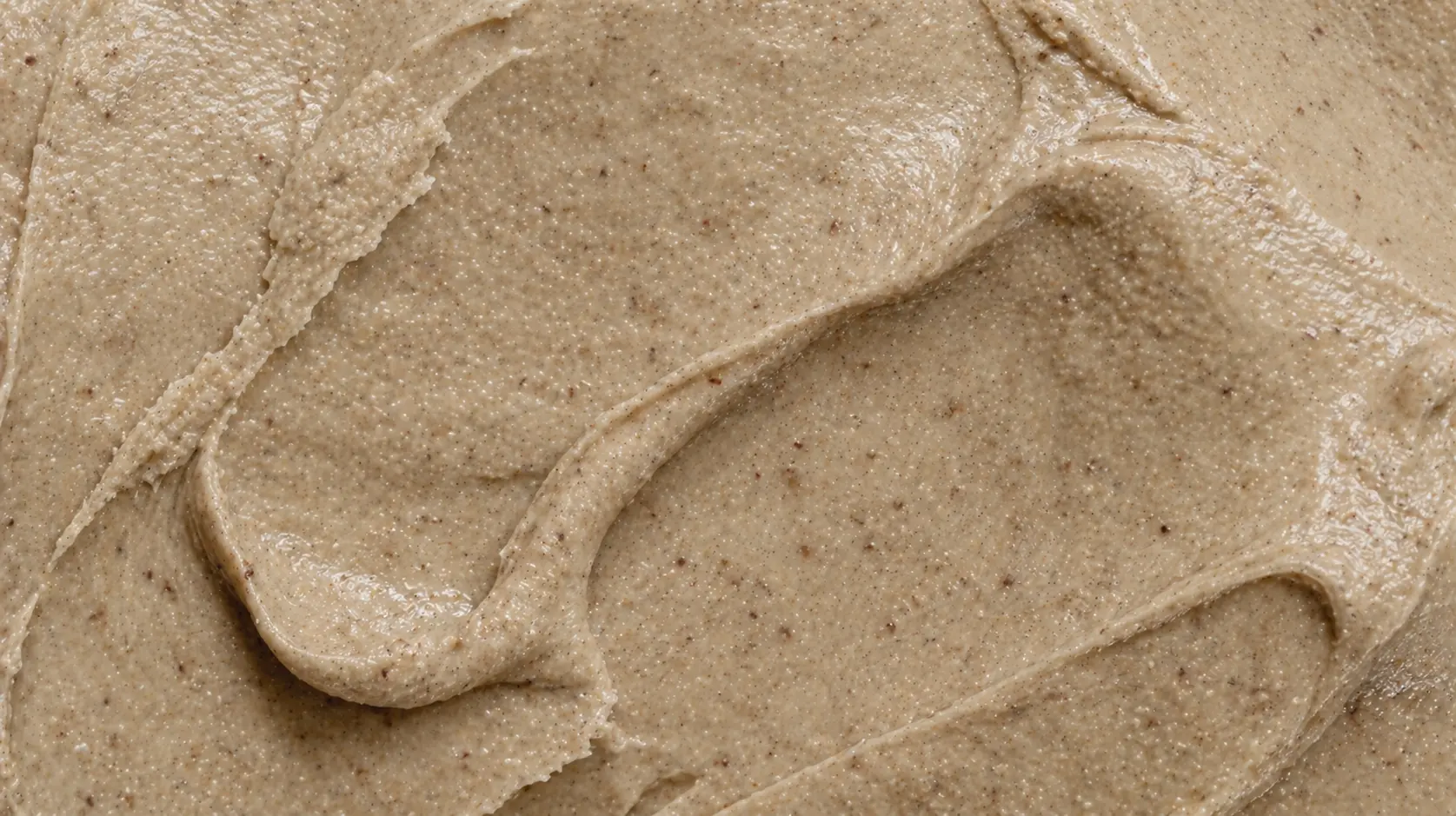 La texture du beurre d’amandes Almana après broyage