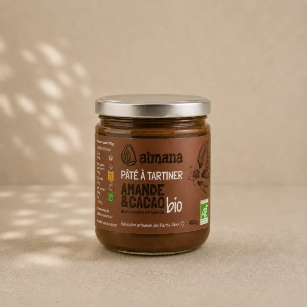 Pate à tartiner - amandes cacao